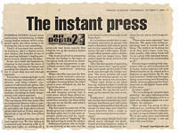 2000: October: The Instant Press Mark Lyndersay Bit Depth 2