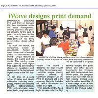 2008: April: digital printing Hp 5500 seven colour press Print on Demand