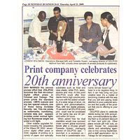 2009: April: Print on Demand Group 20th Anniversary